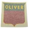 Oliver 1650 Oliver Decal Set, Shield, 6 inch Red, Vinyl