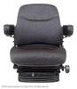 John Deere D Seat, Air Suspension, Black Leatherette, Universal