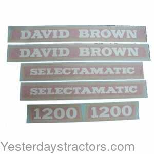 100521 David Brown Decal Set 100521