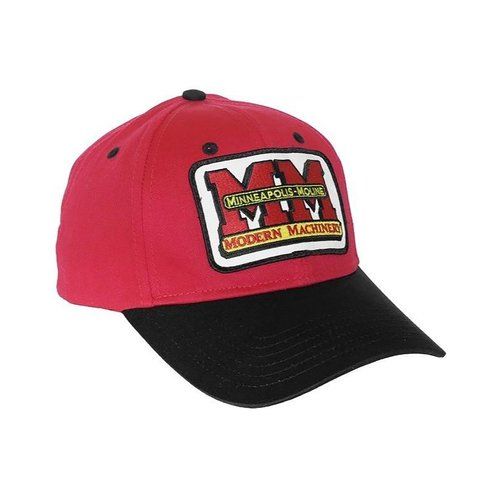 185373 Minneapolis-Moline Red Hat with Black Brim 185373