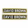 Case 1200 David Brown Decal Set, Name Only, Mylar