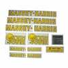 Massey Harris Pony Massey Harris Decal Set, Challener, Colt, Mustang, Pacemaker and Pony 4 Wheel Drive, Mylar