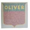 Oliver 1555 Oliver Decal Set, Shield, 3 inch Red, Vinyl