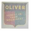 Oliver 1900 Oliver Decal Set, Finest in Farm Machinery, 6 inch, Vinyl