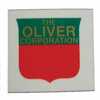 Oliver 1555 Oliver Decal Set, Shield, 1-1\2 inch Red and Green, Mylar