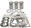photo of Compatible with John Deere Tractor 1520 with engine 160309 and below. Used on 164 CID 3 cylinder diesel. This kit contains pistons sleeves with o-ring grooves, no o-ring groove in the block. 4.0157 inch bore, 1.1875 inch piston pin, 7.720 inch overall sleeve length, Kit includes: Pistons, Piston Ring Set, Liners, Connecting Rod Bushings, and Gasket set with Crank Seals. Kit does not include connecting rod or main bearings.