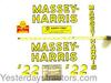 Massey Harris MH22 Decal Set