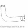 Ford 3230 Radiator Hose Without Spigot - Upper