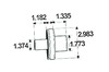 Massey Ferguson 3140 Axle Pivot Pin