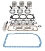 photo of Basic in-frame kit with Standard (E0NN6108AA) pistons. for 201 CID 3-cylinder Diesel 4.4 inch standard bore. Kit includes pistons, rings, valve grind gasket kit, oil pan gasket. For 4000 (1965-5\1969).