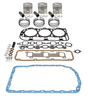 photo of Basic In-Frame Kit with .020 inch Oversize Pistons for 201 CID 3-Cylinder Diesel 4.4 inch Standard Bore. Kit includes .020 inch pistons, rings, valve grind gasket kit, oil pan gasket. For model 4000 (1965-5\1969).