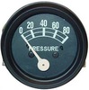 Ford 4000 Oil Pressure Gauge, 80 Pound, Black
