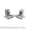 photo of Piston Kit For tractor models M, 320, 330, and 40. 4  bore STANDARD 4  Bore. Contains pistons, rings, wrist pins, and retainers.