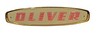 Oliver 880 Emblem, Front, Red Letters