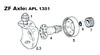 John Deere 1950N Axle Bearing
