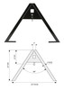 Oliver 80 Quick Hitch A-Frame Implement Adapter