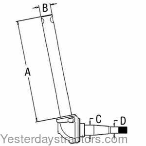 Ford 4100 Spindle - Right Hand 100630