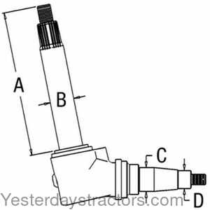 Ford 8700 Spindle - Right Hand\Left Hand 100646