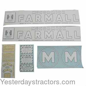 100911 International McCormick Farmall Decal Set 100911