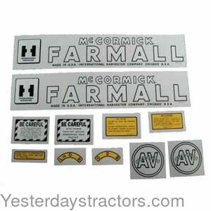 101045 International AV Culti-vision Decal Set 101045