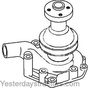 Oliver 1800 Water Pump 104354AS