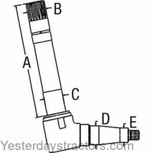 Ford 2120 Spindle - Right Hand 104524