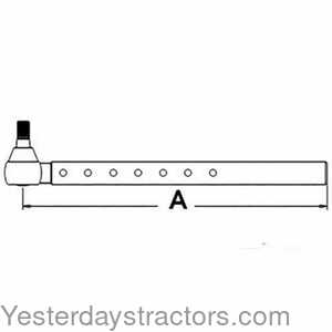 Ford TW10 Tie Rod - Long 104694