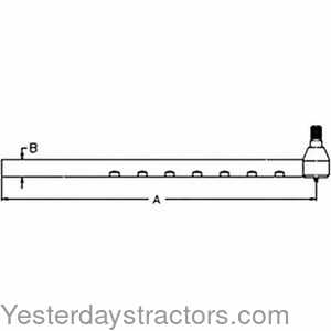 Ford 8160 Tie Rod End 104695