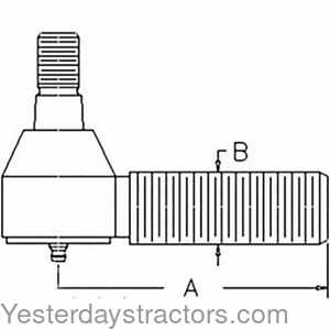 Ford 8560 Tie Rod End 104696