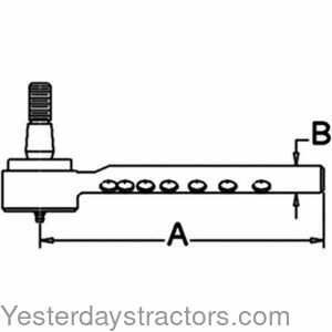 Massey Ferguson 265 Tie Rod 105146