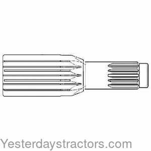 John Deere 4960 Pinion Shaft 108533