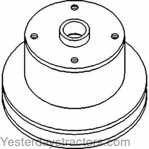 John Deere 2040 Water Pump Pulley 108752