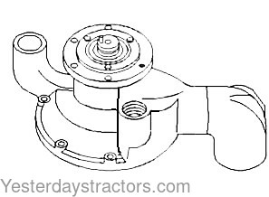 Minneapolis Moline G1350 Water Pump 10B30457