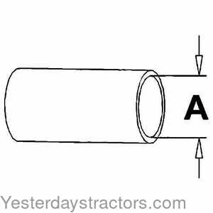 Ford 6000 Radiator Hose - Lower 110494