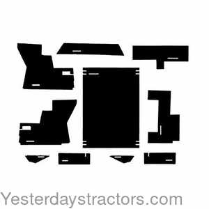 John Deere 4620 Cab Foam Kit with Headliner 112872