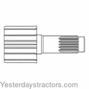 John Deere 4040 Pinion Shaft 121461