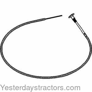 Farmall 460 Fuel Stop\Shutoff Cable 128530