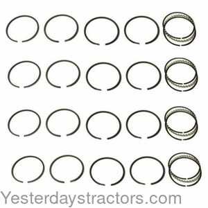 Massey Ferguson 130 Piston Ring Set - Standard - 4 Cylinder 129044