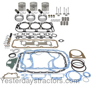 Ford 4340 Engine Rebuild Kit with Valve Train - Less Bearings - 1\65-5\69 130828