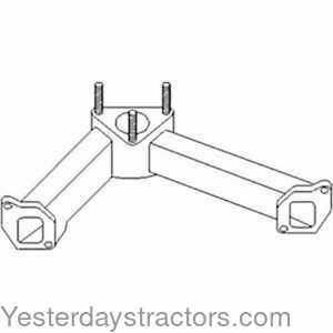 Massey Ferguson 261 Exhaust Manifold 150928