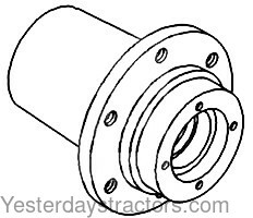 Oliver White 2 78 Front Wheel Hub 155193A