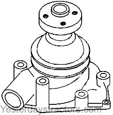 Oliver 1800 Water Pump 157324AS