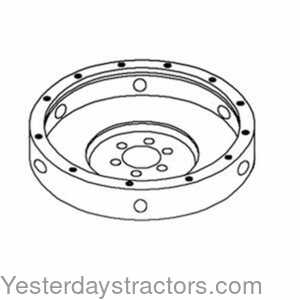 Massey Ferguson 2675 Flywheel Less Ring Gear 159151