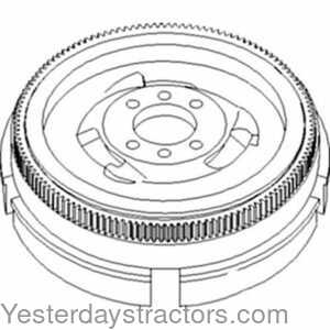 John Deere 7020 Flywheel With Ring Gear 159163