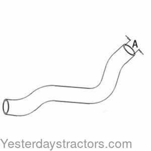 Ford 9000 Radiator Hose - Upper 159642