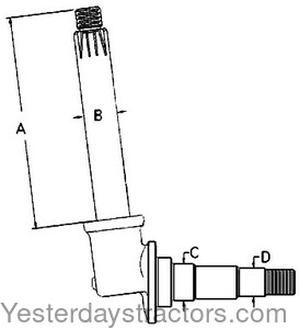 Oliver White 2 4412 Spindle 161387A