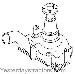 Oliver White 2 44 Water Pump 162899AS