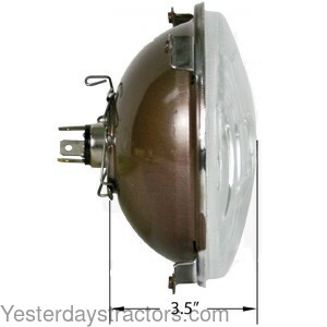 Massey Ferguson 50H Headlight Assembly 1672768M91
