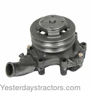 Ford 2810 Water Pump with Backing Plate and Double Groove Pulley 169000