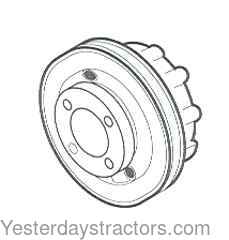 Oliver 1270 Crankshaft Pulley 30-3014193